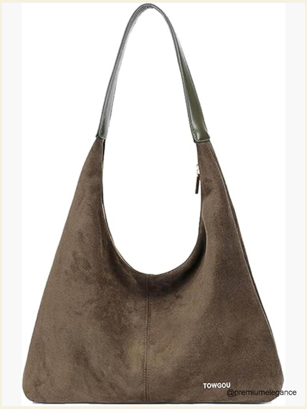 Suede Slouchy Tote Bag Soft Handbag Shoulder Purse
